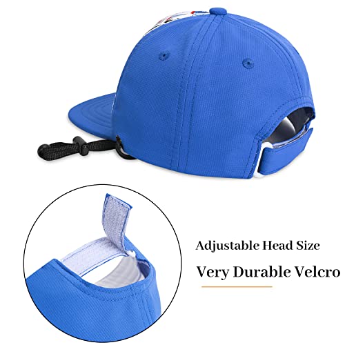 Kids Baseball Hat Visor, Toddler Boy Girl Sun Protection Hat Cotton Hats,Sun Hat For Baby Little Girls Boys Children (6-24 Months,Navy -1Pcs) #TOP4