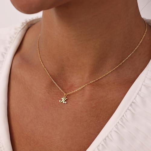 Collier pierre de naissance initiale design exclusif Hongyu Silver - 4