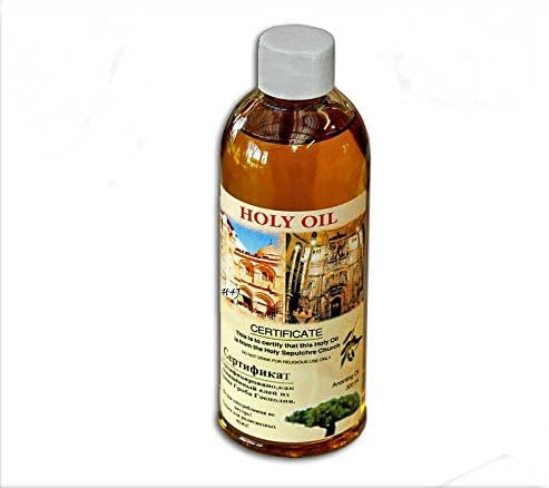 Certificated blessed 60 ml small bottle of holy land Anointing oil from Jerusalem