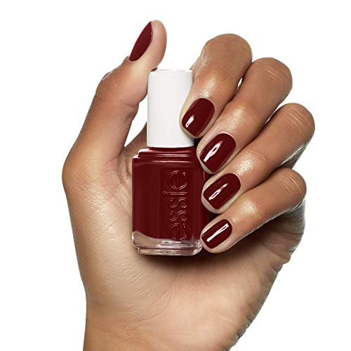 essie Nagellack mit deckendem und glänzendem Finish für farbintensive Fingernägel, Nr. 726 berry naughty, Rot, 13,5 ml