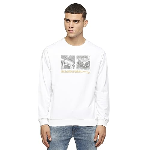 Pepe Jeans Men Cotton Round Neck Sweatshirt For Rs. 659 @ 45 % Pepe Jeans Men Cotton Round Neck Sweatshirt For Rs. 659 @ 45 %