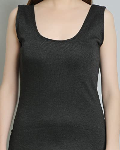 Image of LB Women's Cut Sleeve Top & Pyjama Thermal Winter Innerwear Set