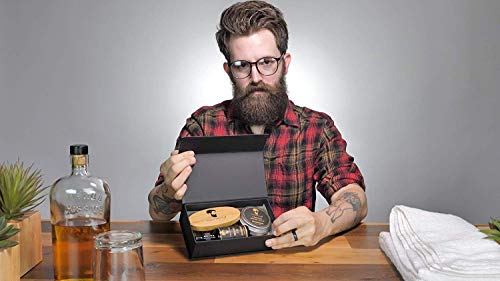 beard grooming & trimming kit for men care beard brush beard comb