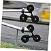 PRETYZOOM 2 Pcs Heavy Duty Triangle Trolley Casters for Shopping Carts Wheels for Grocery Luggage Carts Easy to Install for Stair Climbing and Daily Use
