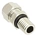 Cable Gland 0.08" ~ 0.10" (2.0mm ~ 2.5mm) Brass, Nickel Plated M6x1 Silver 1100.06.025