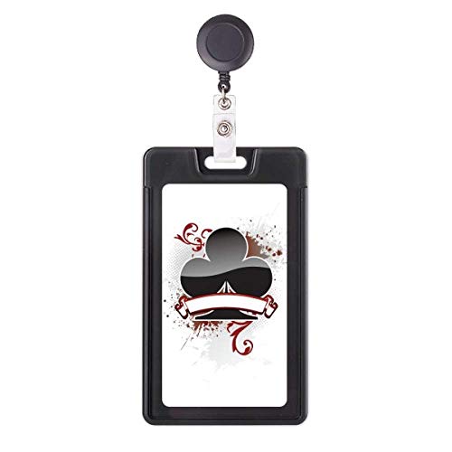 Porte-badge rétractable jetons idéal pour soirées casino