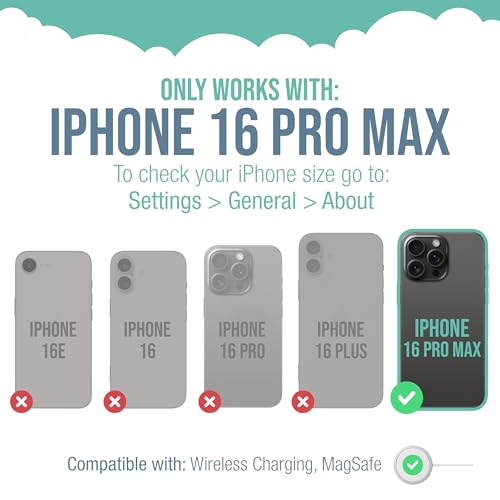 Image of Smartish iPhone 16 Pro Max MagSafe Case with Crossbody Lanyard Strap - Gripzilla - [Slim + Protective] Magnetic Armor Case with Universal Detachable Shoulder Neck Strap - Black Tie Affair