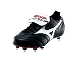 Mizuno MIZUNO Morelia SI Bota de Fútbol Caballero, Negro/Blanco/Rojo, 40