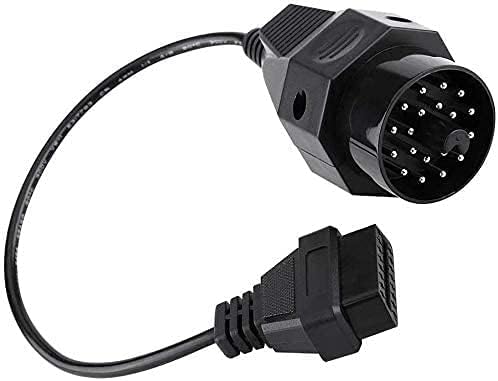 Hakkin OBD 2 Cable Round Adapter 20 PIN to 16 PIN Car Diagnostic Connector for BMW E36 E46 E38 E39 E53 X5 Z3