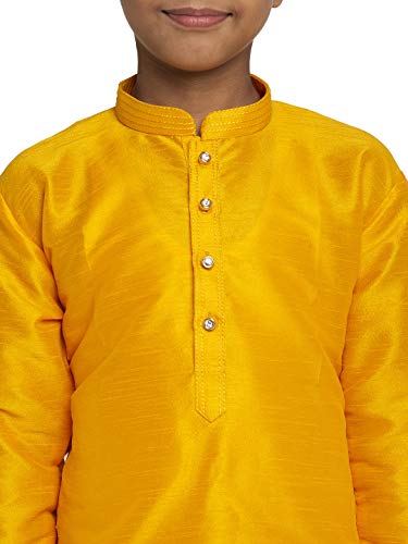 Image of KRAFT INDIA Boys Silk Kurta Churidar