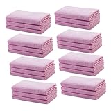 LALADEFIEE 24 Piezas Paños de Microfibra con Fibra de Cáscara de Unidades Toallas Multiusos para Limpieza de Cocina Alta Absorción Secado Rápido y Resistencia Grasas para Uso Doméstico