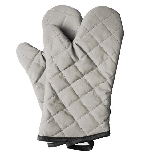image for ARCLIBER Oven Mitts 1 Pair of Quilted Lining - Heat Resistant Kitchen 