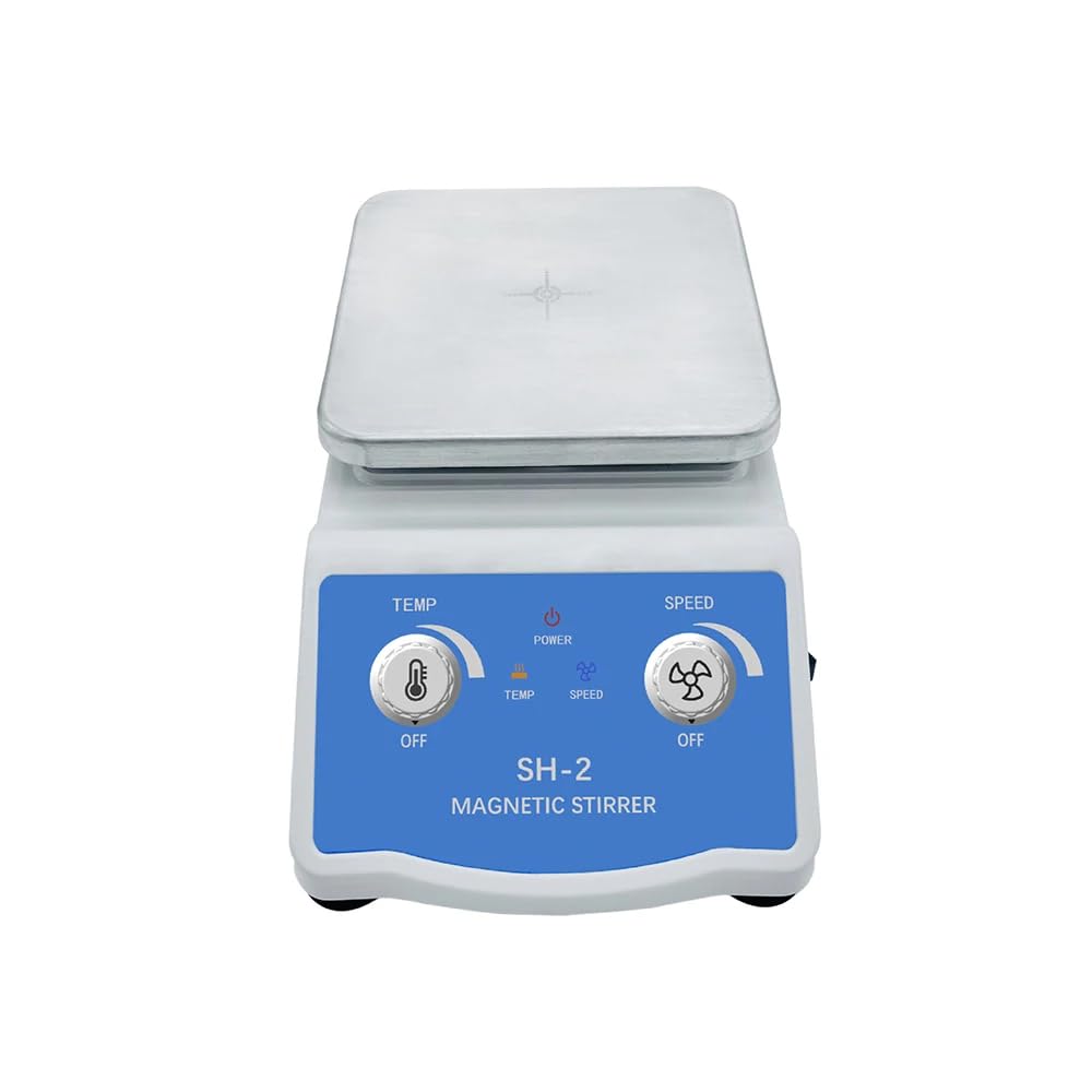 Agitatore Magnetico, Velocità Regolabile, Miscelatore per Riscaldamento Verticale Elettrico da Laboratorio, Agitatore da Tavolo