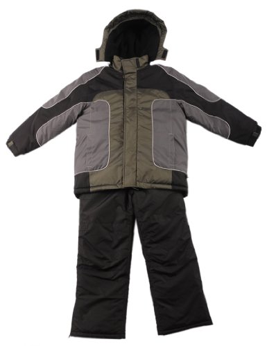Image of Rothschild Little Boys' Curved Panel Snowsuit