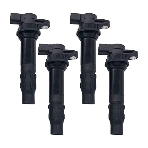 6B6-82310-00-00 Juego de 4 bobinas de encendido Compatible Con Yamaha Waverunner FX/VX 1100 2004-2014 6D3-82310-00-00 6D3-82310-01-00