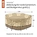 Classic Accessories Veranda Water-Resistant 94 Inch Round Patio Table & Chair Set Cover, Outdoor Table Cover