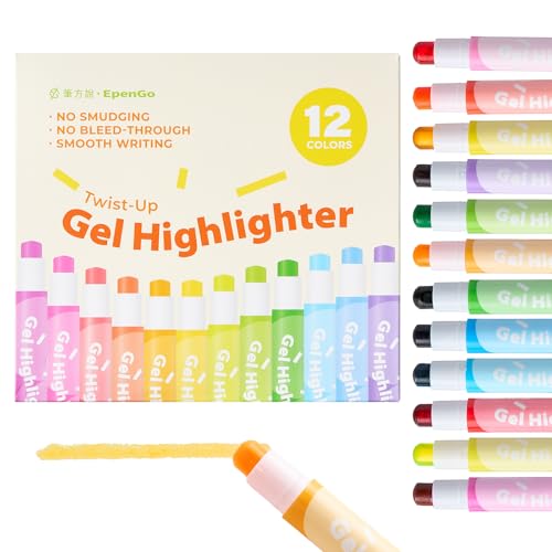 12-Pack Bible Gel Highlighters