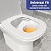 BeHerk Urine Hats for Toilets, Specimen Collection Pan, 27oz/800cc Universal Toilet Hats to Catch Urine, Pee Urinal Sample Cup Containers for Women and Elderly, Pack of 6