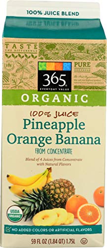 365 Everyday Value, Organic Pineapple Orange Banana Juice, 59 fl oz - Thumbnail 7