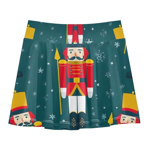 Tennis Skirts Toddler Christmas Nutcracker Navy Girls' Shorts Athletic Skorts Dance Teen Cheer 4t2