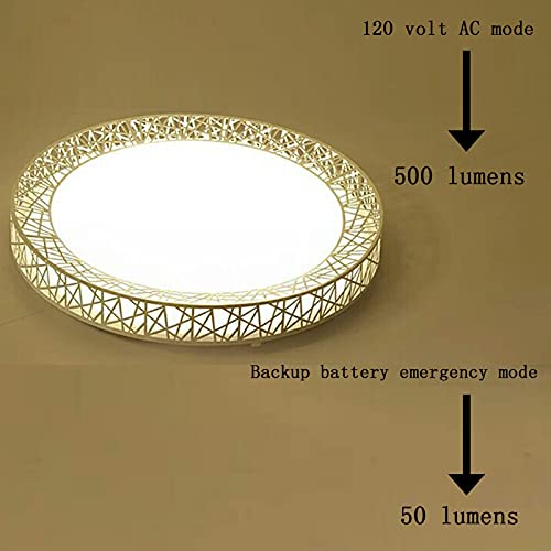 Lampe LED à double usage avec batterie de secours rechargeable 1500mAh