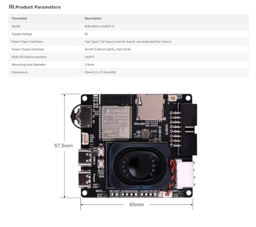 Contrôleur HUB75 pour fabriquer un panneau LED musical avec microSD - 6
