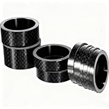 Sumind 11 Pieces Bike Carbon Fiber Headset Spacer Bicycle 1-1/8 Inch 20 15 10 5 3 2 1 mm, 7 Size