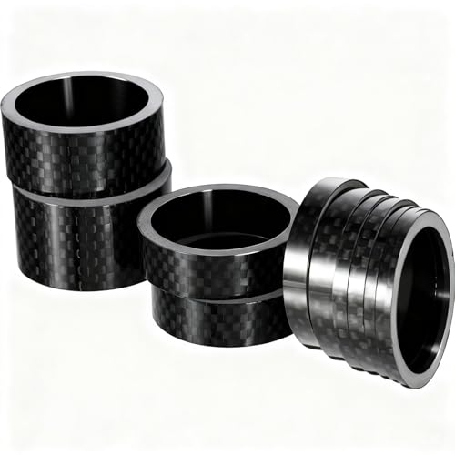 Sumind 11 Pieces Bike Carbon Fiber Headset Spacer...