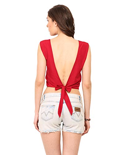 Image of Trend Arrest Women's Polyester Lush Backless Top
