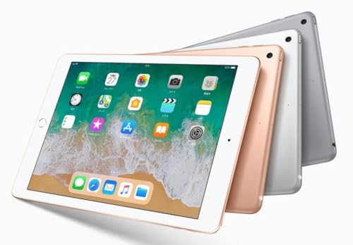 【整備済み・高性能タブレット】 アップル i-Pad (第６世代) Wi-Fiモデル 32GB ケース付き (整備済み品)