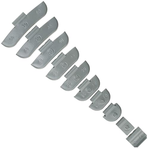 Stix Lot 800 Masses équilibrage Acier FE 5–50 g Robustes anticorrosion pour Jantes Acier Automobiles
