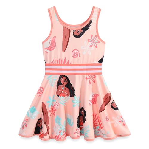 Disney Moana Girls Sleveless Dress for Toddler and Big Kids