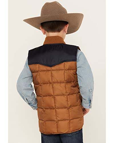 BOYS QUILTED POLYFILLED VEST POLY FILLED WESTERN VEST4