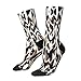 XZDWPY White African triangles Unisex Mid-Calf Socks 2 Black-2 Polyester Skin-Friendly Moisture-Wicking Fashionable Crew Socks