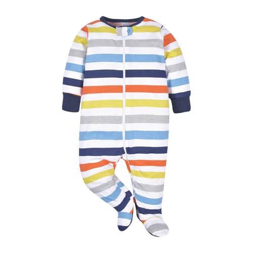 Image of ONESIES Brand Baby Boys Sleepers 4-Pack Footies and Toddler Set