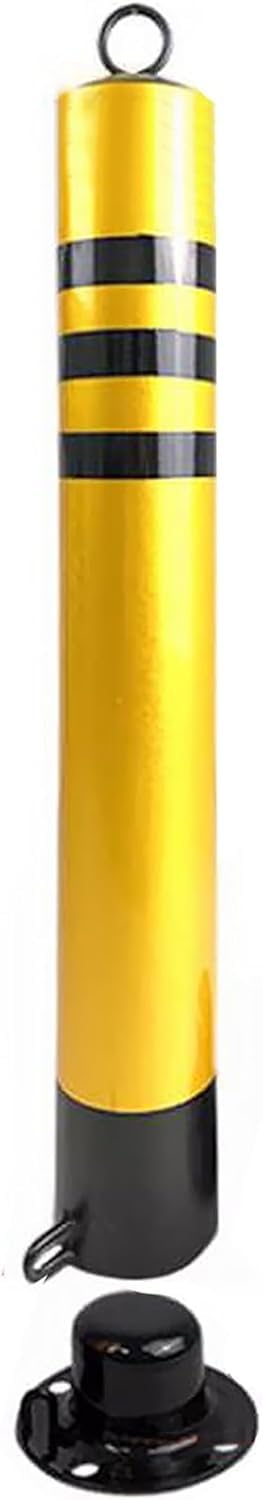 Traffic Delineator Post Delineator Safety Cone Post Commercial Parking Bollard Lockable, Driveway Sidewalk Traffic Delineator Post Reflective Nightly, Schools/Hospitals/P-1 Pack-65cm/25.6in Tall