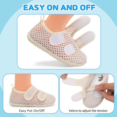 Image of FEETCITY Baby Boys Girls Water Sport Shoes Barefoot Kids Aqua Socks Quick-Dry Beach Swim Pool Shoes