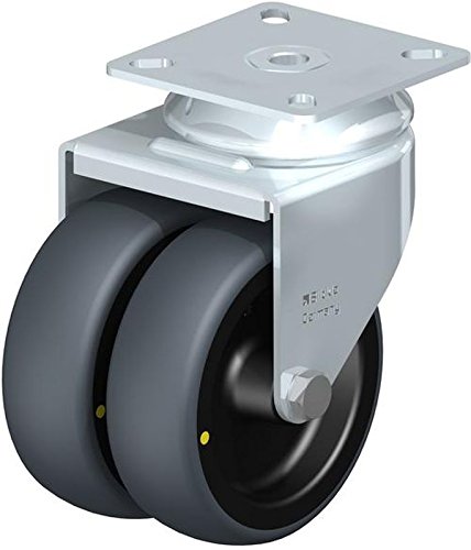 Roulette Double Blickle 75 Mm - Capacité 100 Kg, Polyamide, Pour Chariot, Meuble (réf. 106732) - 7