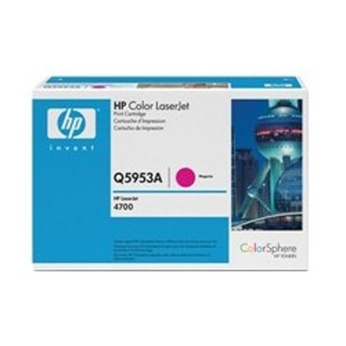 Toner HP Q5953A magenta haute capacité de 10000 pages pour Color LaserJet 4700