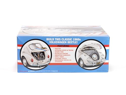 Maqueta Herbie Volkswagen Beetle 1:25 Snap Sin Pegamento miniatura 4