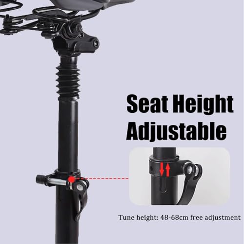 Siège de Trottinette Électrique Ninebot E2 Plus Selle Amortisseur Anti-Chocs Confort - 6
