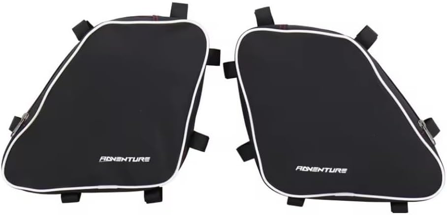 Motorcycle Front Side Frame Bags Fit for LC8 990/950 Adventure ADV ADVENTURE 2003-2013 2012 Black Waterproof Crash Bars Bag Bumper Storage Bag Repair Tool Placement Bags