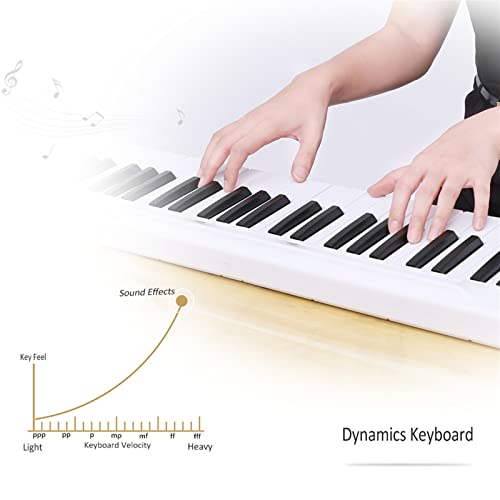 TSTS Piano électrique Pliable Piano Pliant 88 Clés Portable Débutant Pratique Clavier Épissement Piano Rouleau À Main… - Les Beatles, Paul McCartney, John Lennon, RIngo Starr, George Harrison TSTS Piano électrique Pliable Piano Pliant 88 Clés Portable Débutant Pratique Clavier Épissement Piano Rouleau À Main… – Image 7