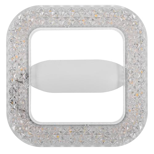 Lampe carrée LED encastrable 18W luminaire plafond design moderne ampoule à vis chambre