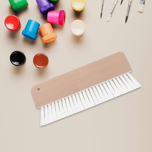 Peine artístico cerdas finas de 25 cm para moldear patrones de cemento decorativo 8