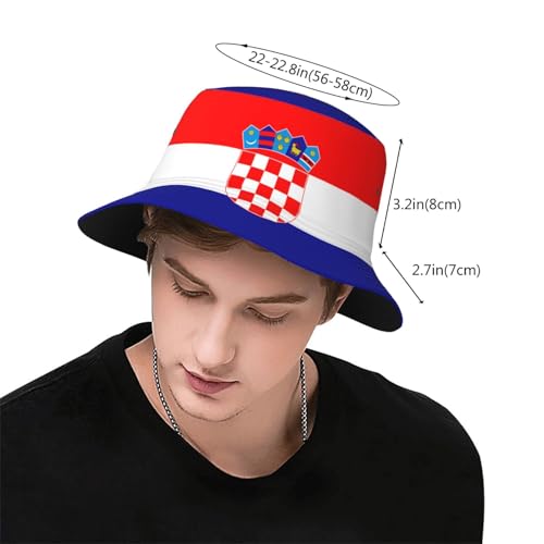 Sombrero Bucket con bandera para sol unisex miniatura 3