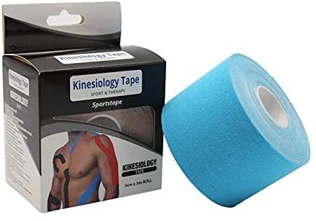 VANSHORA Kinesiology Sports Tape Waterproof | Elastic Muscle Support Tape for Pain Relief Joint Support Physiotherapy | Latex Free Kinetic Tape for Knee Elbow Shoulder