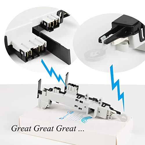 Reyhoar 8182634 Washer Door Lock Switch Assembly Replacement Part For Whirlpool, Kenmore Washing Machine - Replaces Ap6011817, 34001265, 8181700, Ps11745016, Dc64-00519B, Wp8182634Vp #TOP3
