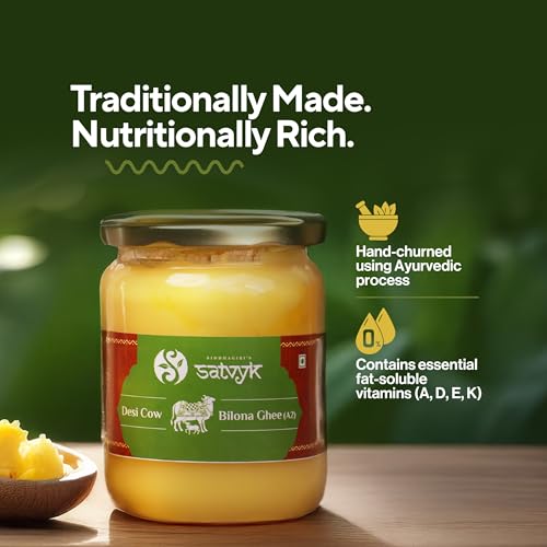 Image of Siddhagiri'S Satvyk Organic Desi Gir Cow Ghee, 1000 Ml