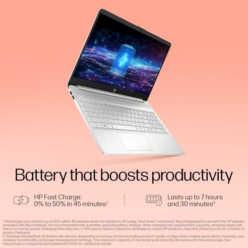 Image of HP 15s, Intel Core i5 12th Gen-1235U Laptop (8GB RAM, 512GB SSD) Anti-Glare, 15.6 inch /39.6cm, FHD, Win 11, Office 2021, Silver, 1.69Kg, Intel UHD Graphics, Backlit Keyboard, HD Camera, fy5008TU